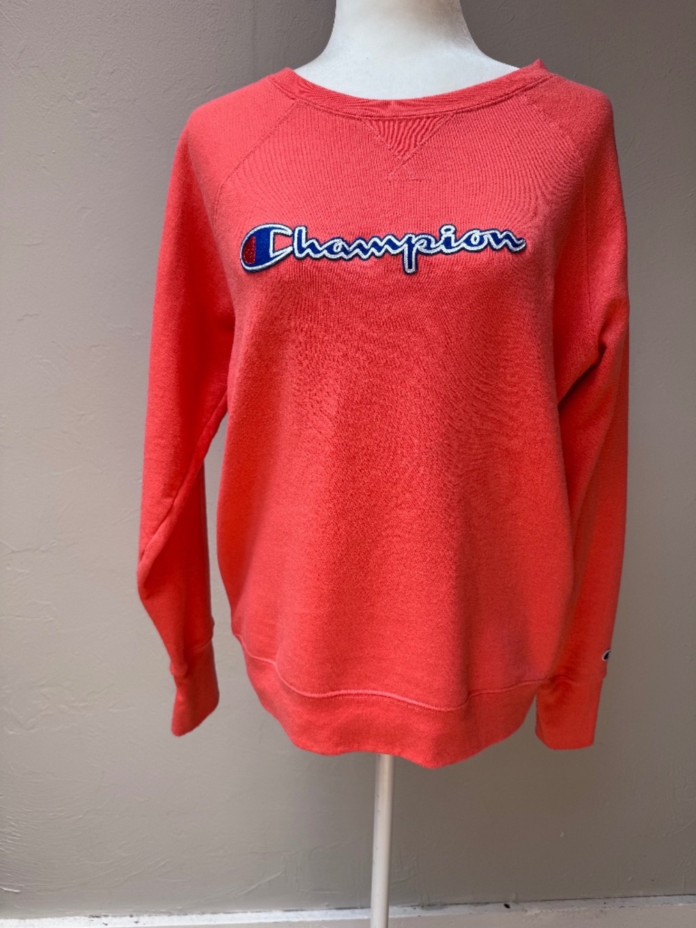 CHAMPION SWEATSHIRT CORAL CREW NECK